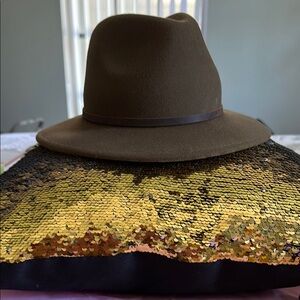 Will and Bear youth Brown Fedora Hat!